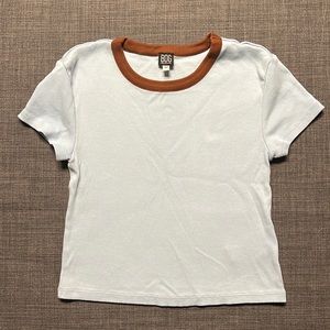 BDG Urban Outfitters baby tee light blue (M)